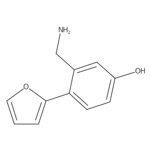 3-Aminomethyl-4-furan-2-yl-phenol Structure