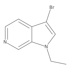 3-Bromo-1-ethyl-1h-pyrrolo[2,3-c]pyridine Structure