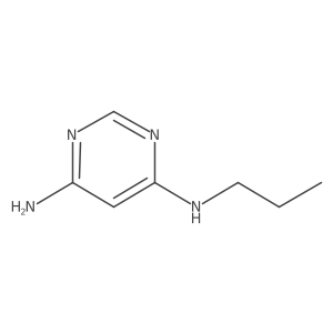 4-N-propylpyrimidine-4,6-diamine结构式
