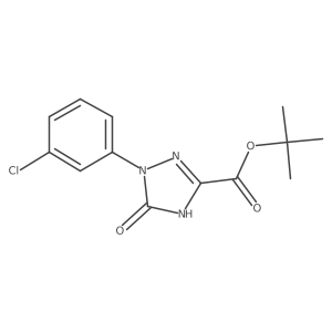 tert-Butyl 1-(3-chlorophenyl)-5-oxo-2,5-dihydro-1H-1,2,4-triazole-3-carboxylate Structure