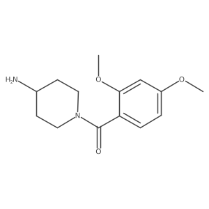 1-(2,4-Dimethoxybenzoyl)piperidin-4-amine Structure