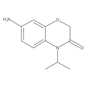 7-Amino-4-(propan-2-yl)-3,4-dihydro-2h-1,4-benzoxazin-3-one结构式