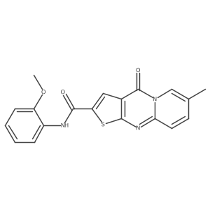 N-(2-methoxyphenyl)-7-methyl-4-oxo-4H-pyrido[1,2-a]thieno[2,3-d]pyrimidine-2-carboxamide结构式