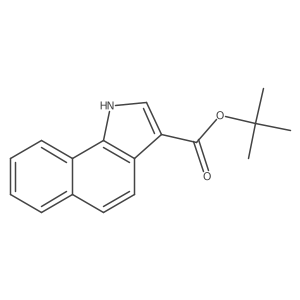 1,1-Dimethylethyl 1H-benz[g]indole-3-carboxylate结构式