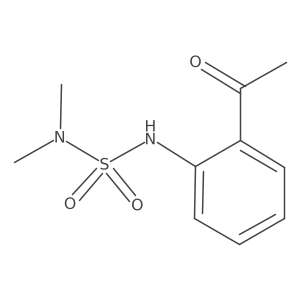 N'-(2-Acetylphenyl)-N,N-dimethylsulfamide结构式
