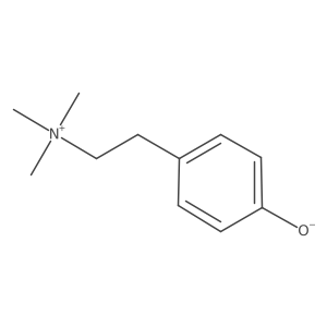 4-(2-(Trimethylammonio)ethyl)phenolate结构式