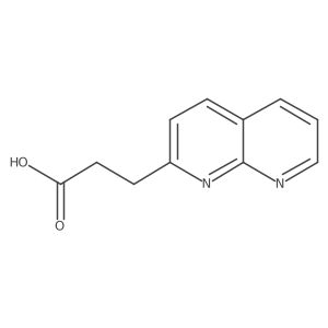 3-(1,8-Naphthyridin-2-yl)propanoic acid Structure