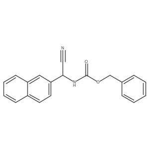 benzyl N-[cyano(naphthalen-2-yl)methyl]carbamate Structure