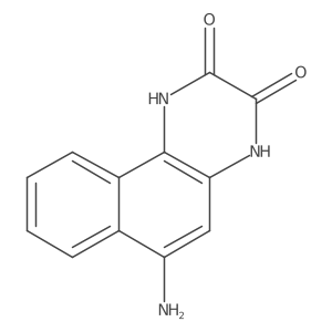 6-Amino-2,3-dihydroxybenzo(f)quinoxaline Structure