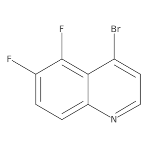 4-Bromo-5,6-difluoroquinoline Structure