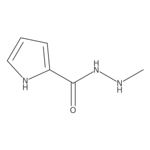 1H-Pyrrole-2-carboxylic acid, 2-methylhydrazide结构式