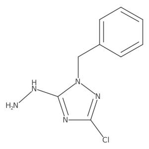 1-benzyl-3-chloro-5-hydrazinyl-1H-1,2,4-triazole Structure