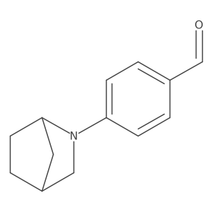 4-(2-Azabicyclo[2.2.1]heptan-2-yl)benzaldehyde结构式