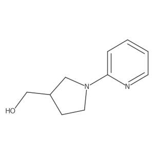 (1-(Pyridin-2-yl)pyrrolidin-3-yl)methanol Structure