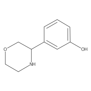 3-(Morpholin-3-yl)phenol结构式