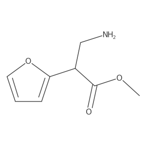 Methyl (R)-3-amino-2-(furan-2-yl)propanoate Structure