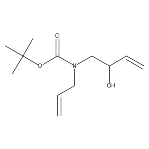 Carbamic acid, (2-hydroxy-3-butenyl)-2-propenyl-, 1,1-dimethylethyl ester, (S)- Structure