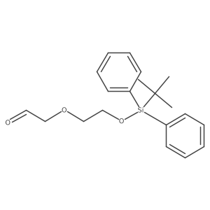 [2-(tert-Butyl-diphenyl-silanyloxy)-ethoxy]-acetaldehyde Structure