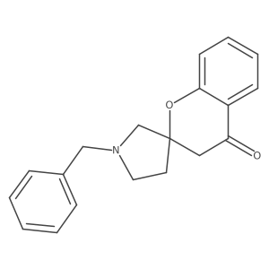 Spiro[2H-1-benzopyran-2,3a(2)-pyrrolidin]-4(3H)-one, 1a(2)-(phenylmethyl)-结构式