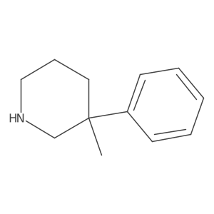 (R)-3-Methyl-3-phenylpiperidine Structure