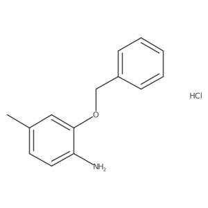 2-(Benzyloxy)-4-methylaniline hydrochloride结构式