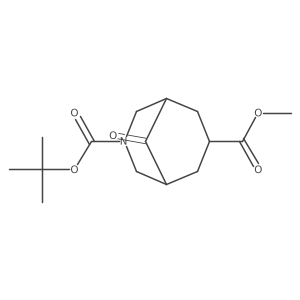 3-O-Tert-butyl 7-O-methyl (1S,5R)-9-oxo-3-azabicyclo[3.3.1]nonane-3,7-dicarboxylate结构式