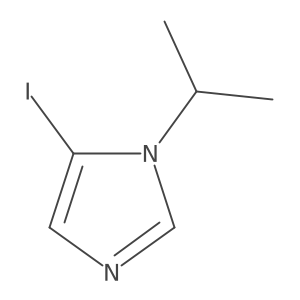 5-Iodo-1-isopropyl-1H-imidazole结构式