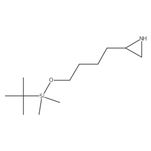 2-(4-((tert-Butyldimethylsilyl)oxy)butyl)aziridine Structure
