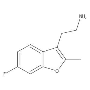 2-(6-Fluoro-2-methyl-1-benzofuran-3-yl)ethan-1-amine Structure