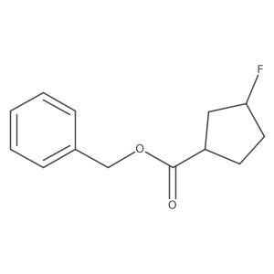 Benzyl 3-fluorocyclopentanecarboxylate Structure