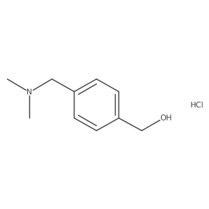 {4-[(Dimethylamino)methyl]phenyl}methanol hydrochloride结构式
