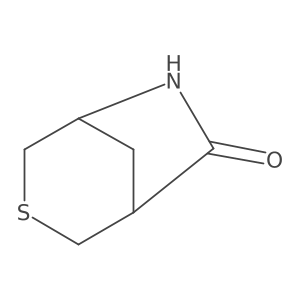 3-Thia-6-azabicyclo[3.2.1]octan-7-one结构式