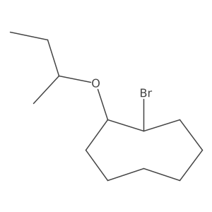 1-Bromo-2-(butan-2-yloxy)cyclooctane结构式