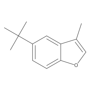 5-Tert-butyl-3-methyl-1-benzofuran结构式