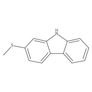 2-(Methylthio)-9H-carbazole Structure