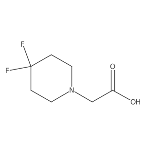 2-(4,4-Difluoropiperidin-1-yl)acetic acid Structure
