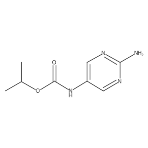 N-(2-amino-5-pyrimidinyl)carbamic acid 1-methylethyl ester Structure