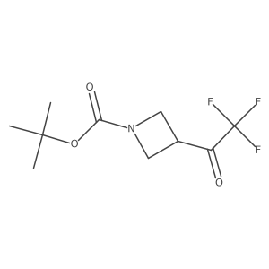 Tert-butyl 3-(trifluoroacetyl)azetidine-1-carboxylate结构式