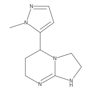 5-{2H,3H,5H,6H,7H,8H-imidazo[1,2-a]pyrimidin-5-yl}-1-methyl-1H-pyrazole Structure
