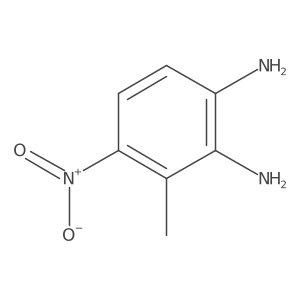 3-Methyl-4-nitrobenzene-1,2-diamine Structure