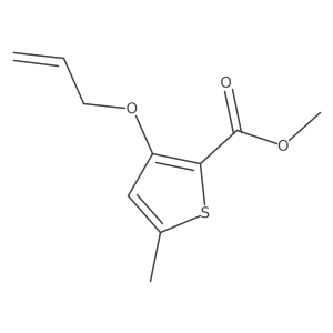 Methyl 3-(allyloxy)-5-methylthiophene-2-carboxylate Structure