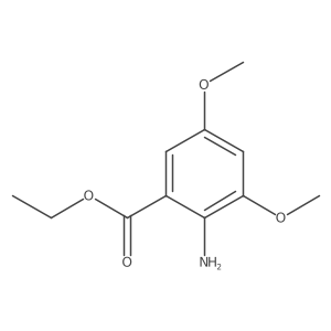Ethyl 2-amino-3,5-dimethoxybenzoate结构式