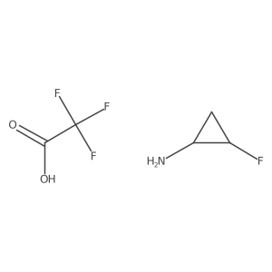 1-Amino-2-fluorocyclopropane trifluoroacetate Structure