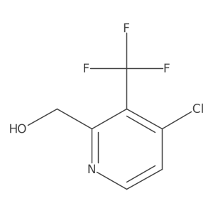 (4-Chloro-3-(trifluoromethyl)pyridin-2-yl)methanol结构式