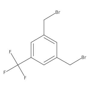 1,3-Bis(bromomethyl)-5-(trifluoromethyl)benzene Structure