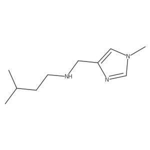 [(1-methyl-1H-imidazol-4-yl)methyl](3-methylbutyl)amine结构式