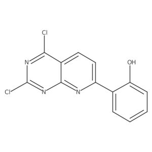 2-(2,4-Dichloropyrido[2,3-D]pyrimidin-7-YL)phenol Structure