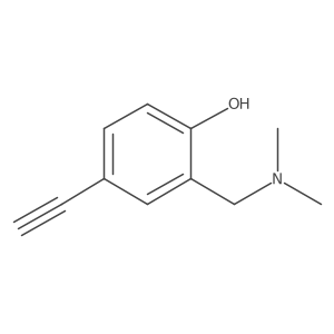 2-[(Dimethylamino)methyl]-4-ethynylphenol Structure