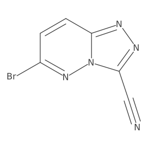 6-Bromo-[1,2,4]triazolo[4,3-b]pyridazine-3-carbonitrile Structure