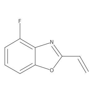 2-Ethenyl-4-fluoro-1,3-benzoxazole结构式
